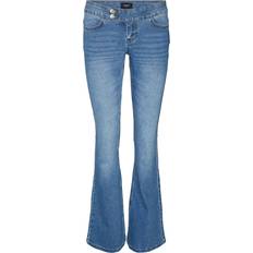 Blå Klær Vero Moda Sigi Flared Fit Jeans - Medium Blue Denim