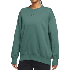 Nike Women's Sportswear Phoenix Fleece Oversized Crew-Neck Sweatshirt - Bicoastal/Black