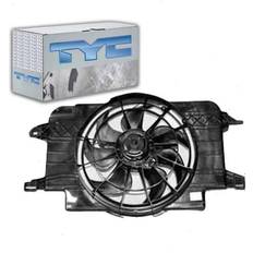 Cooling System TYC Dual Radiator and Condenser Fan Assembly 620390