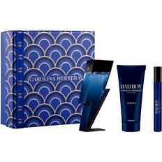 Parfume Carolina Herrera Bad Boy Cobalt Lot Gift Set EdP 100ml + Shower Gel 100ml + EdP 10ml