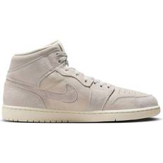 40 - Herre - Nike Air Jordan 1 Joggesko Nike Air Jordan 1 Mid SE Craft M - Pale Ivory/Legend Light Brown/Sail