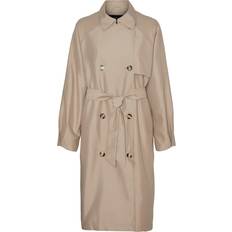 Vero Moda Doreen Coat - Brown/Silver Mink