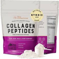 Live Conscious Hydrolyzed Collagen Peptides Type I & III - Keto & Paleo Friendly 20Servings