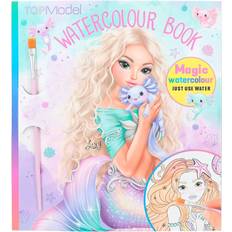 Malebøker Depesche TOPModel Watercolour Book Mermaid