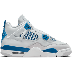 Size 4 basketball Nike Air Jordan 4 Retro Industrial Blue GS - Off White/Neutral Grey/Military Blue