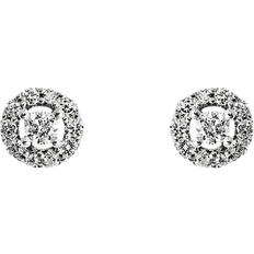 Damen - Weißgold Ohrringe Christ Stud Earrings - White Gold/Diamond