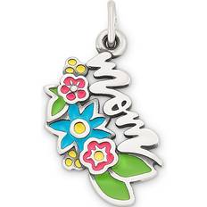 James Avery Charms & Pendants James Avery Floral Mom Charm - Silver/Multicolour