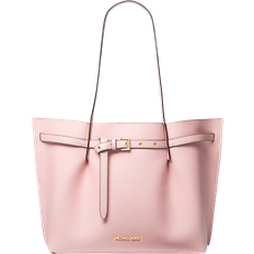 Michael Kors Emilia Large Pebbled Leather Tote Bag - Powder Blush