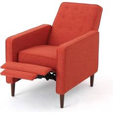 Red Barrel Studio Club Red Armchair 38"