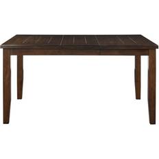 Red Barrel Studio Butterfly Leaf Espresso Dining Table 54x36.5"