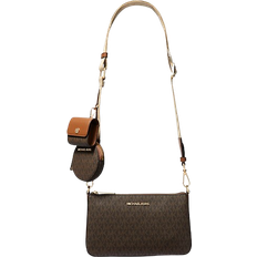 Handbags Michael Kors Jet Set Logo Crossbody Bag - Brown