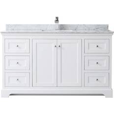 White Vanity Units for Single Basins Wyndham Collection Avery (WCV232360SWHCMUNSMXX)