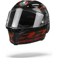 AGV Full Face Helmets Motorcycle Equipment AGV Pista GP RR 2206 Dot Mono Red Carbon Adult