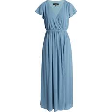 Lulus Lost in the Moment Maxi Dress - Slate Blue