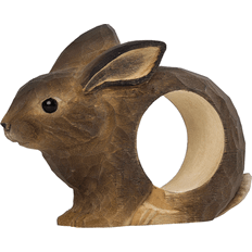 Braun Serviettenringe Wildlife Garden Rabbit Serviettenring 3.5cm