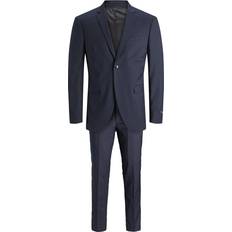 Polyester Anzüge Jack & Jones Boy's JprSolar Suit - Blue/Dark Navy