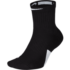 Nike Elite Mid Basketball Socks - Black/White