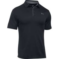 M - Men Polo Shirts Under Armour Men's Tech Polo shirt - Black/Graphite