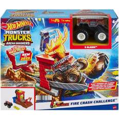 Plastikspielzeug Monstertrucks Hot Wheels Monster Trucks Arena Smashers 5 Alarm Fire Crash Challenge