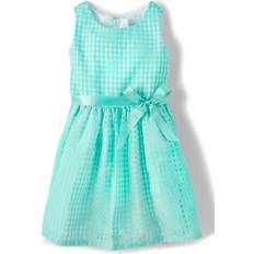 S Dresses Children's Clothing The Children's Place Toddler Girl's Gingham Dress - Mellow Aqua