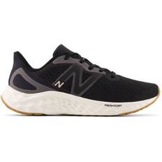 New Balance Black - Women Running Shoes New Balance Fresh Foam Arishi v4 W - Black/Light Gold Metallic/Gum