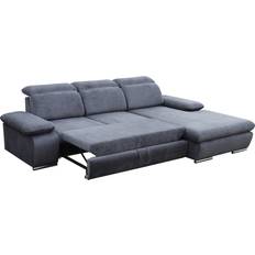 Poco Functional Corner Orlando Grey Sofa 285cm