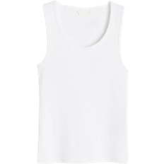 H&M Ribbed Vest Top - White