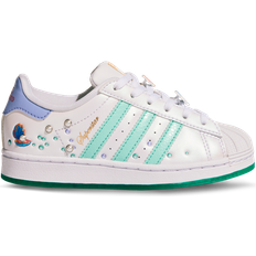 Adidas Kid's Originals Superstar Disney Little Mermaid - Green/White/Purple