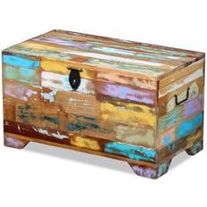 Chests vidaXL Reclaimed Multicolored Chest 28.7x16.1"