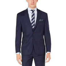 S Suits Lauren Ralph Lauren Men's Classic-Fit UltraFlex Stretch Suit Jackets - Blue Plaid