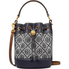 Tory Burch Women Bucket Bags Tory Burch Mini T Monogram Bucket Bag - Tory Navy