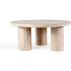 Furniture Kosas Home Beau Sand/Brown Coffee Table 15.7"