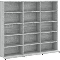 vidaXL 815484 Gray Sonoma Oak Bücherregal 89.5cm