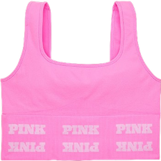 PINK Seamless Logo Sports Bra - Lola Pink