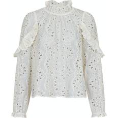 Neo Noir Nadira Embroidery Blouse - Ivory