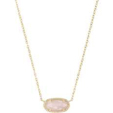 Kendra Scott Elisa Pendant Necklace - Gold/Pink