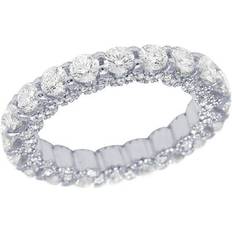 Jewelry Unlimited Bridal Eternity Ring - White Gold/Diamonds