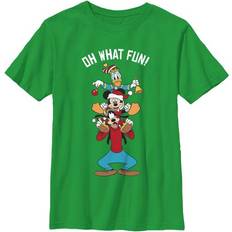 Mad Engine Youth Kelly Oh What Fun Graphic T-shirt - Green