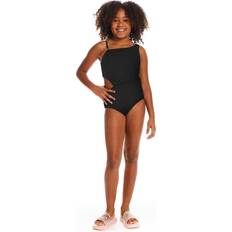 XL Swimsuits Children's Clothing Andy & Evan Girls' Multicolor One-Piece Swimsuit, Medium, Black