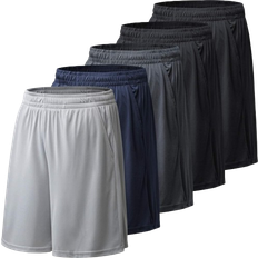 Balennz Athletic Shorts 5-pack - Black/Navy/Dark Grey/Light Grey