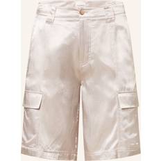 Cargoshorts - Damen - L Closed Cargoshorts aus Seide SILBER