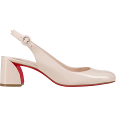 Christian Louboutin Beige - Damen Pumps Christian Louboutin So Jane Sling 55 mm - Leche