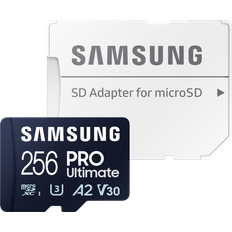 256 GB Speichermedium Samsung PRO Ultimate MicroSDXC Class 10 UHS-I U3 V30 A2 200/130MB/s 256GB +Adapter