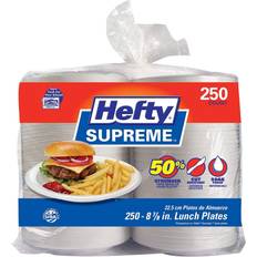 Party Supplies Hefty Disposable Plates 8 7/8" Supreme Foam 250pcs