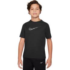 Nike Base Layer Children's Clothing Nike Kids' HBR Speckle Logo T-Shirt Black