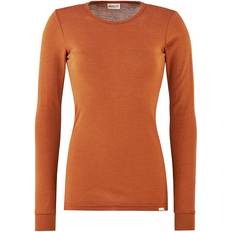 Nostebarn Women's Long Sleeved Wool Sweater - Terracotta