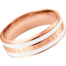 Herre Ringer Daniel Wellington Emalie Ring - Rose Gold/White