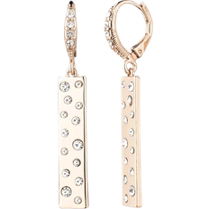 Givenchy Scattered Linear Drop Earrings - Gold/Transparent