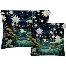 Plants Under The Stars Pocket Cosmetic Bag Set - Multicolour