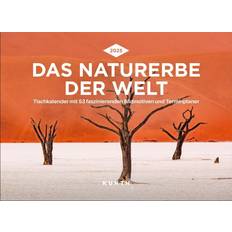 Kunth The Natural Heritage of the World Desk Calendar 2025